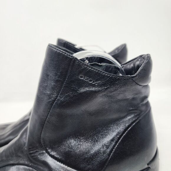 Geox Black Ankle Boots & Booties - Picture 2 of 15